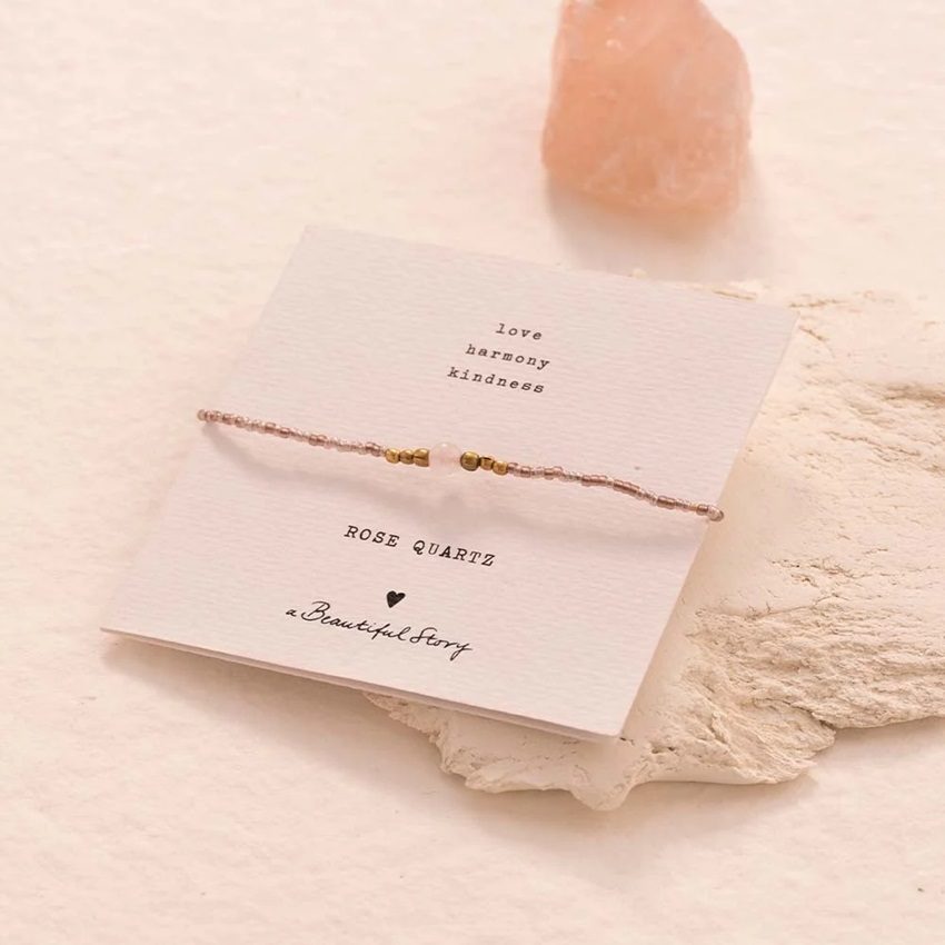 Bracelet IRIS ROSE QUARTZ – Image 2