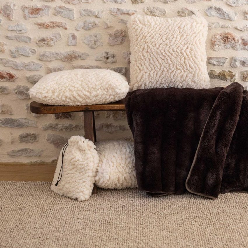 Coussin NOAM neige 30*50 – Image 2