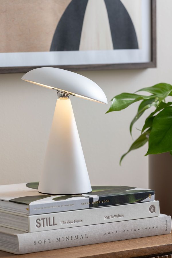 Lampe de table PHOEBE WHITE S