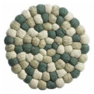 Dessous de plat BRIAN NATUREL/VERT