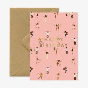 Carte - Danseurs d'anniversaire
