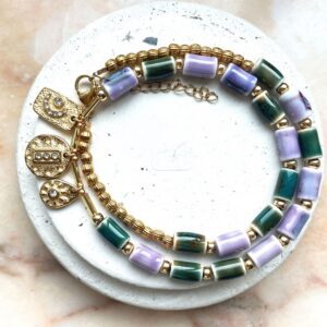 Collier SONGE VERT