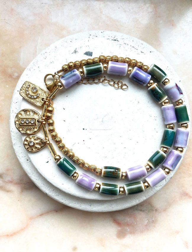 Collier SONGE VERT