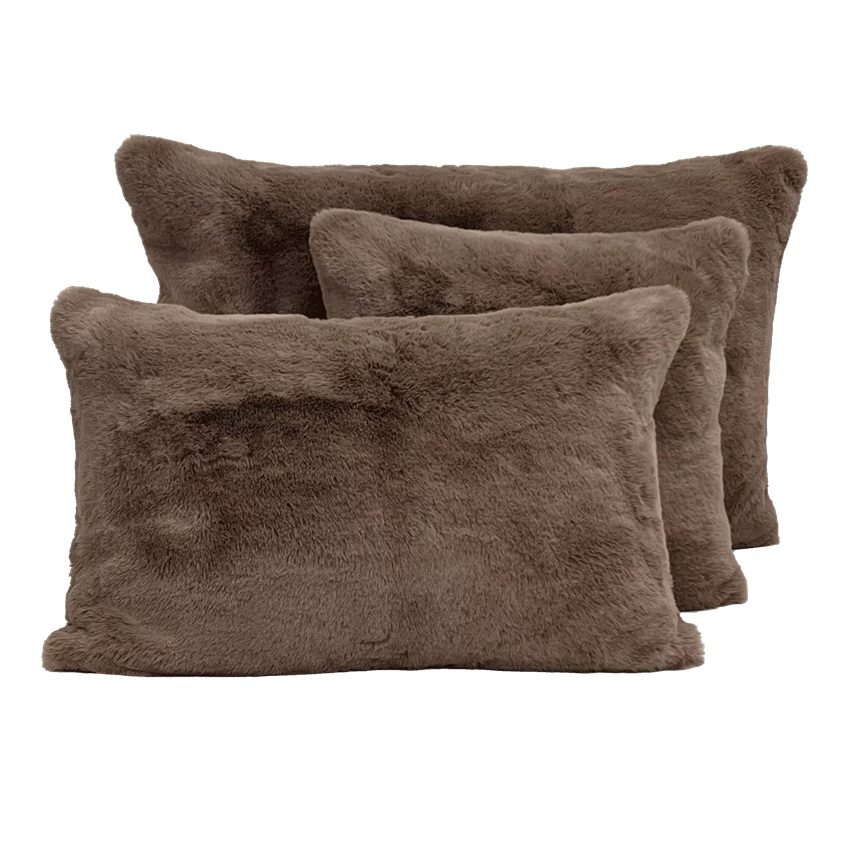 Coussin CHAMONIX CHATAIGNE 45X45