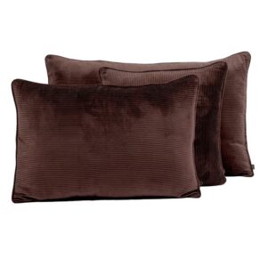 Coussin HAMBOURG GANACHE 45X45