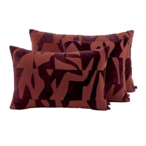 Coussin MILTON BURGUNDY 45X45